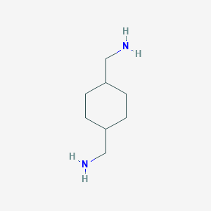 molecular formula C8H18N2 B167292 cis-1,4-Bis(aminomethyl)cyclohexane CAS No. 10029-09-1