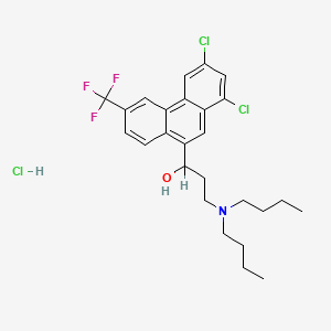 molecular formula C26H31Cl3F3NO B1672921 盐酸氟烷特林 CAS No. 36167-63-2