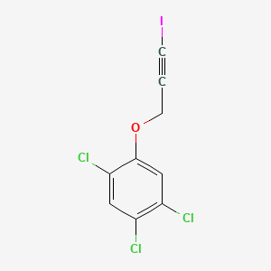 molecular formula C9H4Cl3IO B1672930 卤丙醇灵 CAS No. 777-11-7