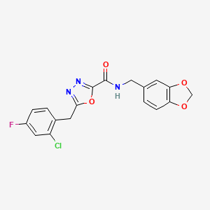 molecular formula C18H13ClFN3O4 B1673022 hClpP 激活剂-D9 CAS No. 950261-75-3