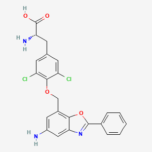 molecular formula C23H19Cl2N3O4 B1673089 Unii-cedo9qxyzk CAS No. 1037592-40-7