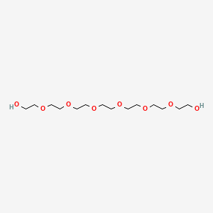 B1673116 3,6,9,12,15,18-Hexaoxaicosane-1,20-diol CAS No. 5617-32-3