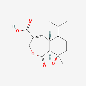 molecular formula C15H20O5 B1673122 Heptelidic acid CAS No. 57710-57-3