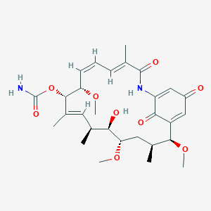 molecular formula C30H42N2O9 B1673125 Herbimycin CAS No. 70563-58-5