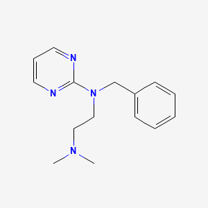 molecular formula C15H20N4 B1673132 Hetramine CAS No. 531-08-8