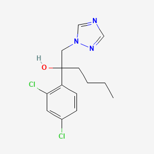 molecular formula C14H17Cl2N3O B1673136 Hexaconazole CAS No. 79983-71-4