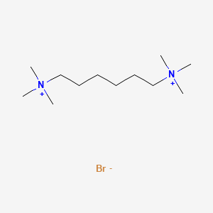 molecular formula C12H30Br2N2 B1673144 Hexamethonium bromide CAS No. 55-97-0