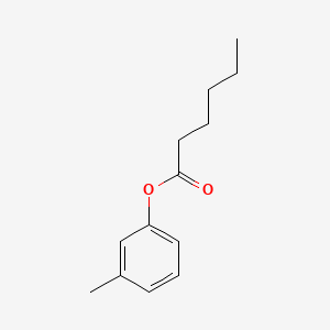 molecular formula C13H18O2 B1673152 3-Methylphenyl hexanoate CAS No. 68140-55-6
