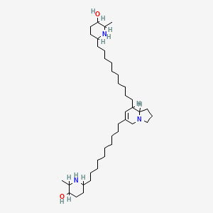 molecular formula C40H75N3O2 B1673160 Julifloricine CAS No. 66771-80-0