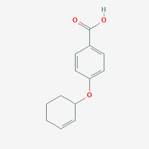 molecular formula C13H14O3 B167318 4-(2-Cyclohexenyloxy)benzoic acid CAS No. 7355-51-3