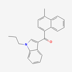 B1673183 Methanone, (4-methyl-1-naphthalenyl)(1-propyl-1H-indol-3-yl)- CAS No. 824955-98-8