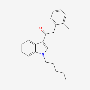 molecular formula C22H25NO B1673188 1-戊基-3-(2-甲基苯乙酰)吲哚 CAS No. 864445-39-6