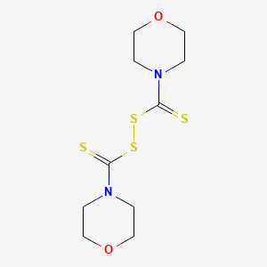 molecular formula C10H16N2O2S4 B1673190 二吗啉硫代氨基甲酸二硫 CAS No. 729-46-4