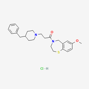 molecular formula C25H33ClN2O2S B1673209 K201 free base CAS No. 1038410-88-6