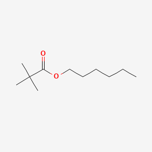 molecular formula C11H22O2 B1673232 Hexyl pivalate CAS No. 5434-57-1