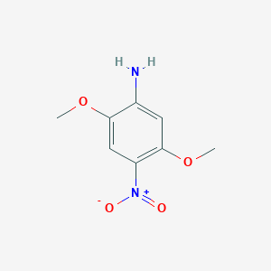 molecular formula C8H10N2O4 B167324 2,5-二甲氧基-4-硝基苯胺 CAS No. 6313-37-7