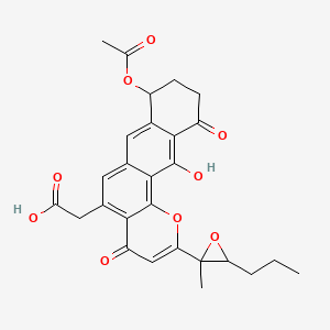 B1673286 Kapurimycin A1 CAS No. 132412-65-8