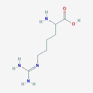 molecular formula C7H16N4O2 B1673340 L-高精氨酸 CAS No. 156-86-5