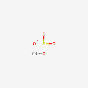 molecular formula CdSO4<br>CdO4S B167339 硫酸镉 CAS No. 10124-36-4
