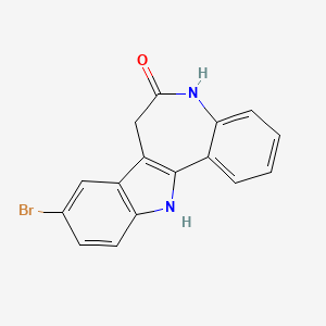 molecular formula C16H11BrN2O B1673391 Kenpaullone CAS No. 142273-20-9