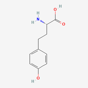 molecular formula C10H13NO3 B1673401 L-同酪氨酸 CAS No. 221243-01-2