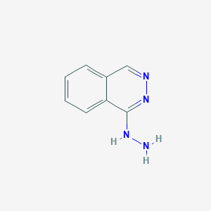 molecular formula C8H8N4 B1673433 肼屈嗪 CAS No. 86-54-4