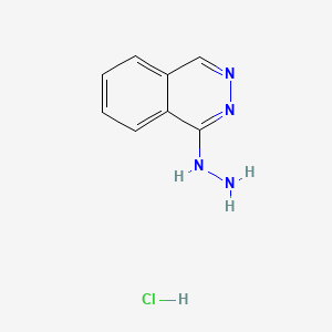 molecular formula C8H9ClN4 B1673434 盐酸肼屈嗪 CAS No. 304-20-1