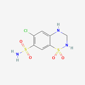 molecular formula C7H8ClN3O4S2 B1673439 Hydrochlorothiazide CAS No. 58-93-5