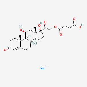 B1673451 Hydrocortisone sodium succinate CAS No. 125-04-2