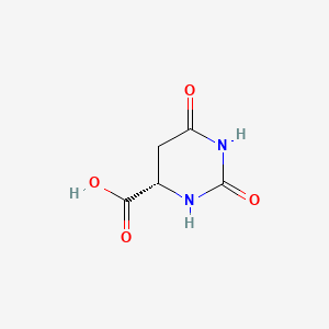 molecular formula C5H6N2O4 B1673458 L-Dihydroorotic acid CAS No. 5988-19-2