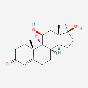 B1673463 Fluoxymesterone CAS No. 76-43-7