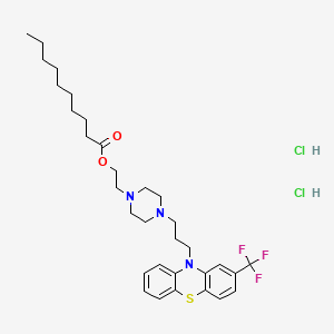 molecular formula C32H46Cl2F3N3O2S B1673470 氟奋乃静癸酸二盐酸盐 CAS No. 2376-65-0