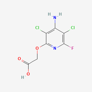 molecular formula C2H5Cl2FN2O3 B1673483 氟乐灵 CAS No. 69377-81-7