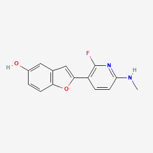 molecular formula C14H11FN2O2 B1673488 氟他呋喃醇 CAS No. 1054629-49-0