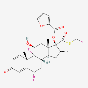 molecular formula C27H29F3O6S B1673492 氟替卡松呋喃酯 CAS No. 397864-44-7