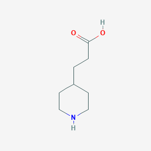 B167350 3-Piperidin-4-yl-propionic acid CAS No. 1822-32-8