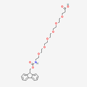 molecular formula C30H41NO10 B1673516 Fmoc-21-氨基-4,7,10,13,16,19-六氧廿一烷酸 CAS No. 882847-34-9