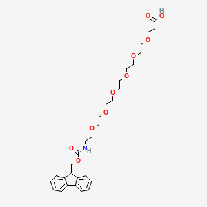 Fmoc-21-amino-4,7,10,13,16,19-hexaoxaheneicosanoic acid