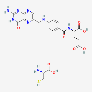 molecular formula C25H28N8O9S B1673525 Folcysteine CAS No. 8064-47-9