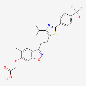 molecular formula C25H23F3N2O4S B1673531 Fonadelpar CAS No. 515138-06-4