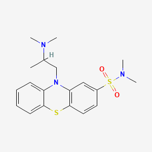 molecular formula C19H25N3O2S2 B1673532 二甲托替嗪 CAS No. 7456-24-8