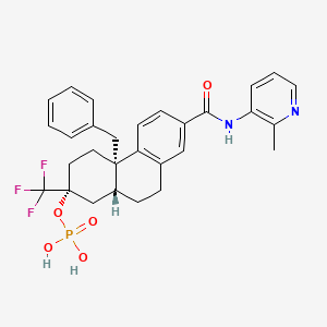 molecular formula C29H30F3N2O5P B1673564 Fosdagrocorat CAS No. 1044535-58-1