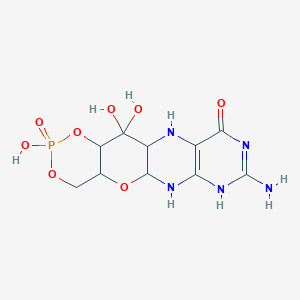 molecular formula C10H14N5O8P B1673565 Cyclic pyranopterin monophosphate CAS No. 150829-29-1