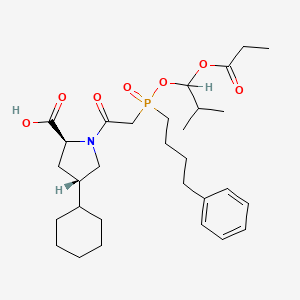 molecular formula C30H46NO7P B1673572 福辛普利 CAS No. 98048-97-6