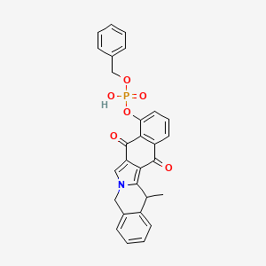 molecular formula C28H22NO6P B1673579 福斯喹酮 CAS No. 114517-02-1