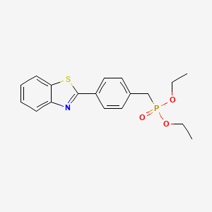 molecular formula C18H20NO3PS B1673581 Fostedil CAS No. 75889-62-2