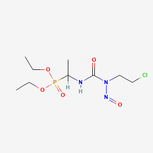 molecular formula C9H19ClN3O5P B1673584 福替莫司汀 CAS No. 92118-27-9