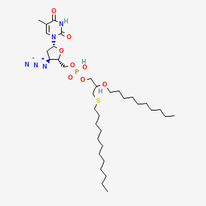 molecular formula C35H64N5O8PS B1673586 替诺福韦替米酯 CAS No. 141790-23-0