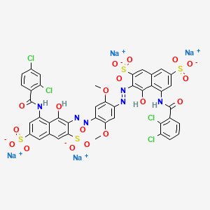 molecular formula C40H20Cl4N6Na4O16S4 B1673588 Unii-nzr4S1X98O CAS No. 170020-61-8