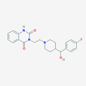 molecular formula C22H24FN3O3 B1673594 Ketanserinol CAS No. 76330-73-9